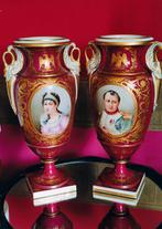 19 eeuw vazen Napoleon en Josephine, Ophalen of Verzenden