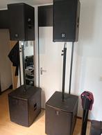 Pa set electro voice elx + versterkerrack plug en play, Audio, Tv en Foto, Luidsprekers, Gebruikt, Overige typen, 120 watt of meer