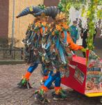 Loopgroep Duo kleurrijke pakken met vele accessoires, Ophalen, Carnaval, Maat 42/44 (L), Zo goed als nieuw