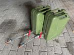 Jerrycan 20l met kogelkraan 2 stuks, Ophalen, Zo goed als nieuw