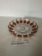 Boheems Kristal plat rond schaaltje / ADV#BoHgls 15, Ophalen