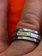Fossil Ring - Zilverkleurig, Sieraden, Tassen en Uiterlijk, Ringen, Gebruikt, 19 tot 20, Dame of Heer, Zilver