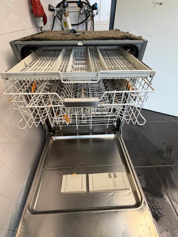Vaatwasser horeca bedrijfsvaatwasser met gar. MIELE PG8081, Witgoed en Apparatuur, Vaatwasmachines, Refurbished, Inbouw, 90 tot 95 cm