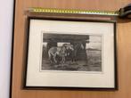 Tekening van H van Ingen, ingelijst, Antiek en Kunst, Ophalen of Verzenden