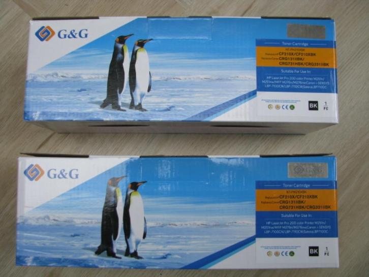 2 huismerk toners CF210X (HP131X)HP 200 color M251/MFP276, Computers en Software, Printerbenodigdheden, Nieuw, Toner, Ophalen of Verzenden