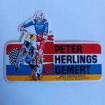 Leuke oude sticker.   Motorcross.  Peter Herlings. Gemert., Ophalen of Verzenden