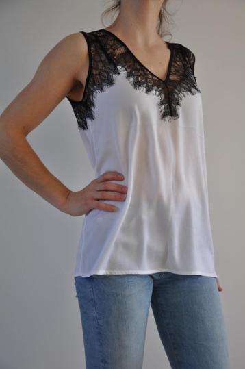 Guess top xs, 34 nieuw, top met kant xs, lace top xs beschikbaar voor biedingen