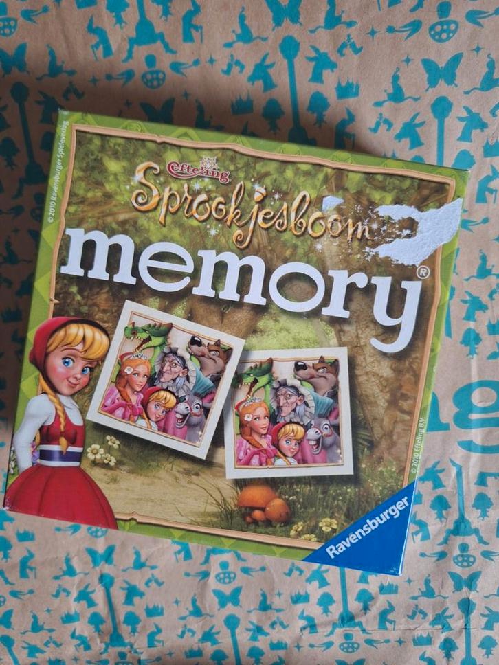 Efteling Sprookjesboom Memory - Beschadigde Doos, Verzamelen, Efteling, Gebruikt, Ophalen of Verzenden