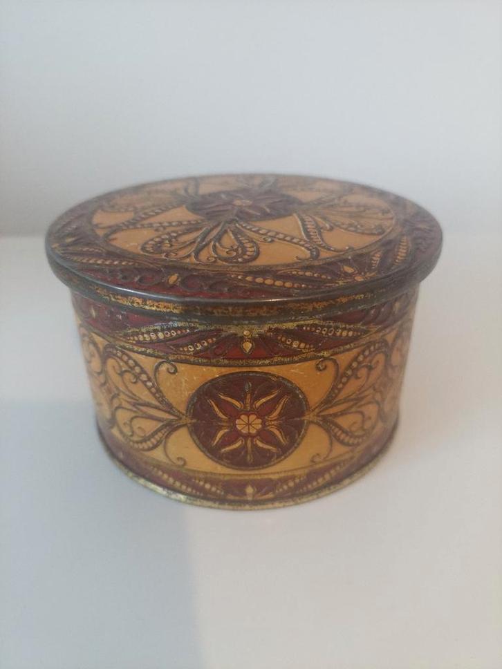 Oud blikje retro, vintage, Verzamelen, Blikken, Gebruikt, Overige, Ophalen of Verzenden