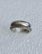 Maat 16,5 - TI SENTO zilveren (925) ring met veel ZIRKONIA'S, Ophalen, Dame, Zilver, Kleiner dan 17