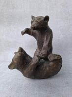 Brons beeld van 2 beren, Antiek en Kunst, Kunst | Beelden en Houtsnijwerken, Ophalen of Verzenden
