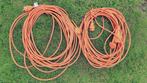 2x10m Verlengsnoer, Ophalen of Verzenden, Zo goed als nieuw, Kabel of Snoer