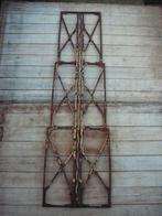 1 antiek ornament 420 mm.(br) x 1520 mm.(h), Ophalen of Verzenden, Gebruikt, IJzer, Sierhekwerk