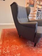 IKEA Strandmon fauteuil - Nordvalla donkergrijs, Ophalen, Nieuw, Stof, 75 tot 100 cm