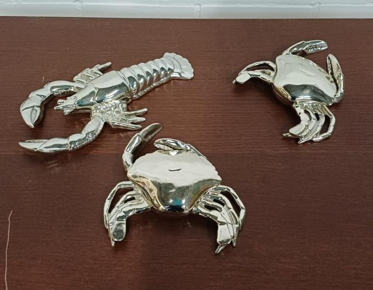 3 Riviera Maison zilver beeldje - 3 stuks, Huis en Inrichting, Woonaccessoires | Overige, Ophalen of Verzenden