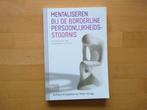 mentaliseren bij de borderline persoonlijkheidsstoornis., Ophalen of Verzenden, Zo goed als nieuw