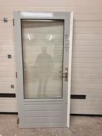 Hardhouten deur 91x201 Isolatieglas 3-puntsluiting, Doe-het-zelf en Verbouw, Gebruikt, 80 tot 100 cm, Ophalen of Verzenden, Buitendeur