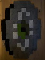 Minecraft Disc Tapijt - Handgemaakt, Huis en Inrichting, 50 tot 100 cm, Zo goed als nieuw, Ovaal, Gamers