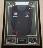 Gesigneerd & Professioneel ingelijst shirt Max verstappen, Verzamelen, Sportartikelen en Voetbal, Ophalen of Verzenden, Nieuw