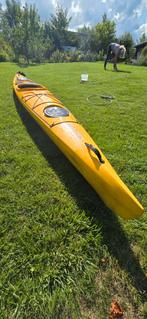 Stevige open water kayak met roer, Watersport en Boten, Kano's, Ophalen, Zo goed als nieuw, Eén persoon, Kajak