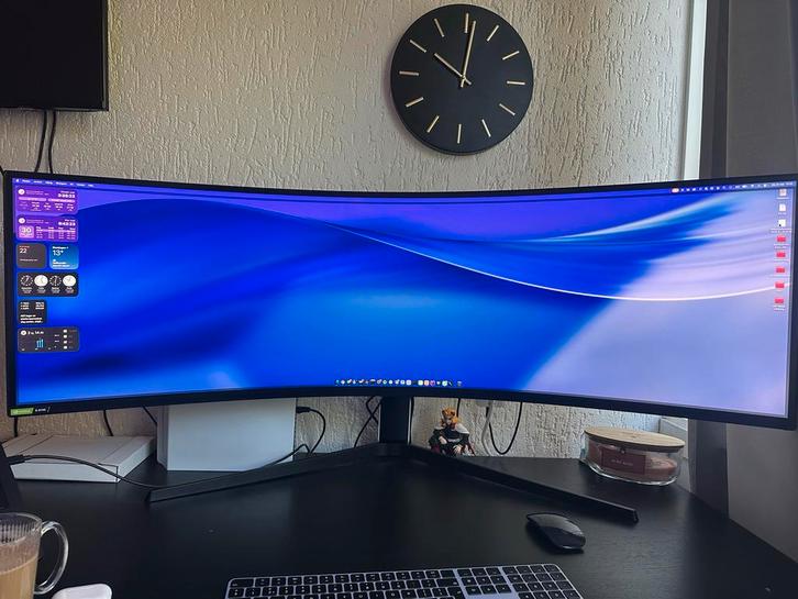Samsung Odyssey G9 49 inch Gaming Monitor, Computers en Software, Monitoren, Gebruikt, 201 Hz of meer, DisplayPort, Gaming, Ingebouwde speakers