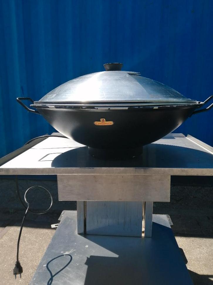 Elektrische WOK pannen, Huis en Inrichting, Keuken | Potten en Pannen, Zo goed als nieuw, Wok, Overige materialen, Ophalen