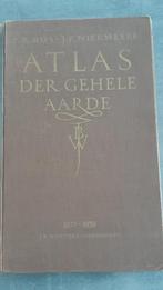 Antiek Schoolatlas der Gehele Aarde 1877-1959 J.B.Wolters, J.B.Wolters Groningen, Ophalen of Verzenden