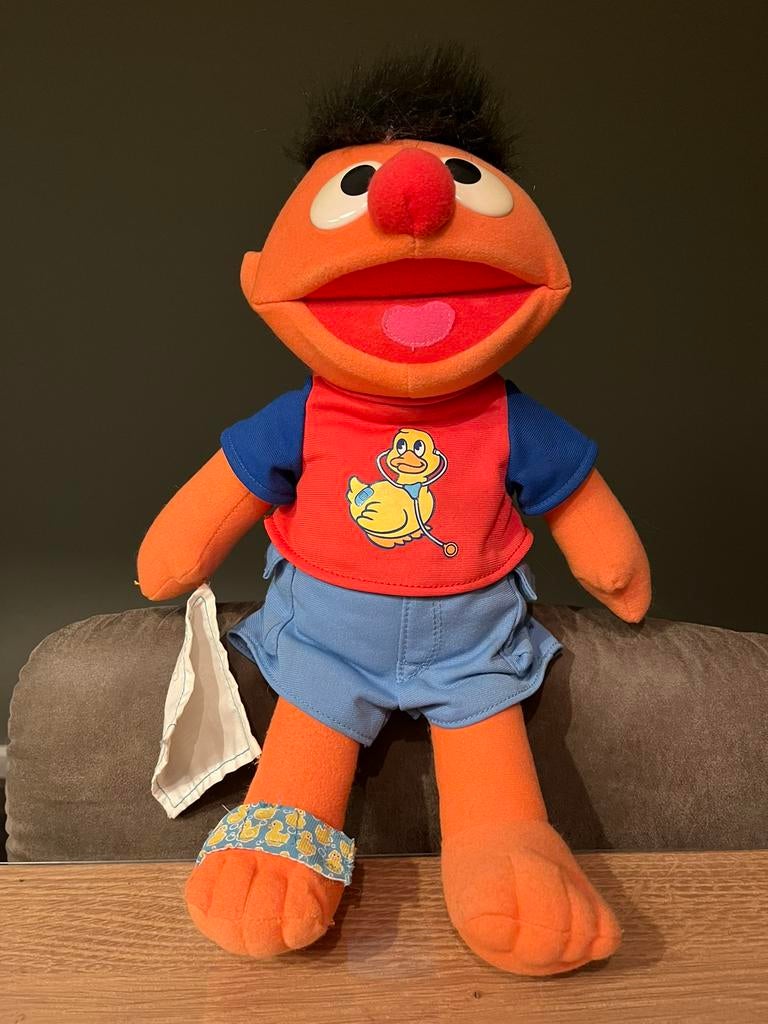 Gave Ernie pop knuffel, Ophalen of Verzenden, Zo goed als nieuw, Overige typen
