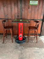 Thonet barkrukken met bartafel, Huis en Inrichting, Barkrukken, 2 krukken, Ophalen, Zo goed als nieuw, 60 tot 90 cm