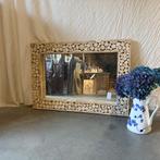 Spiegel – massief teak lijst - 100 x 70 cm - TTM Wonen, 100 tot 150 cm, Nieuw, Info@ttmwonen.nl, Rechthoekig