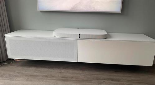 TV meubel zwevend wit, Huis en Inrichting, Kasten | Televisiemeubels, Zo goed als nieuw, 150 tot 200 cm, 25 tot 50 cm, Ophalen