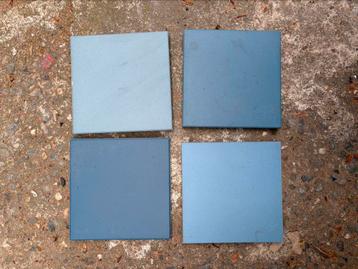Winckelmans blauw (bleu, pale en medium) 10x10cm beschikbaar voor biedingen