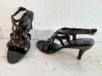 Open schoen, slingback met hak van Dr. Adams, pump maat 37, Zwart, Ophalen of Verzenden, Zo goed als nieuw, Schoenen met hoge hakken
