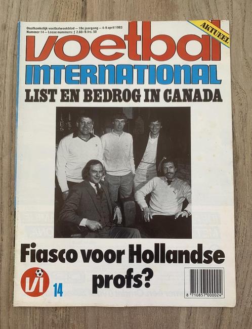 Voetbal International VI Div. tijdschriften uit 1983 / €1,50, Verzamelen, Sportartikelen en Voetbal, Zo goed als nieuw, Boek of Tijdschrift