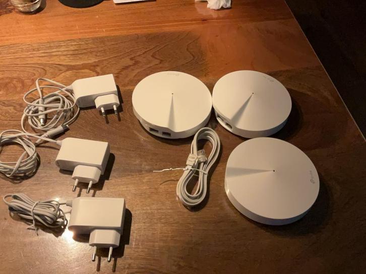 TP-Link Deco M5 Wifi Versterkers - Set van 3, Computers en Software, Accesspoints, Gebruikt, Ophalen of Verzenden