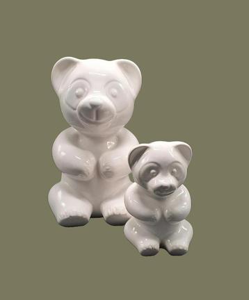 Vintage set beelden beren jaren 80 beschikbaar voor biedingen