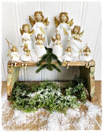 SALE! Engel in de kleuren wit, goud, 3 maten, zie omschr. beschikbaar voor biedingen