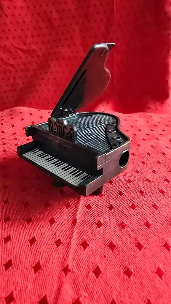Vintage Miniatuur Vleugelpiano Puntenslijper, Verzamelen, Retro, Ophalen of Verzenden