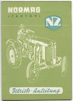 Normag Faktor Betriebsanleitung handleiding 1951 tractor, Ophalen of Verzenden, Zo goed als nieuw, Tractor en Landbouw