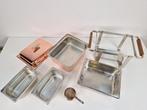 Vintage Spring Swiss rechaud Koper RVS Chafing Dish compleet, N, Ophalen of Verzenden, N, N