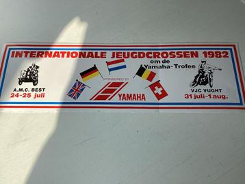 Sticker Internationale Jeugdcrossen 1982 (Yamaha/motorcross)