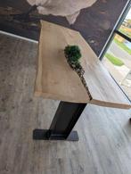 boomstam tafel, Huis en Inrichting, Tafels | Eettafels, Ophalen, Gebruikt, Eikenhout, 200 cm of meer