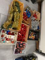 Grote partij Kerstballen kerstspullen kerstslingers, Diversen, Kerst, Ophalen, Gebruikt