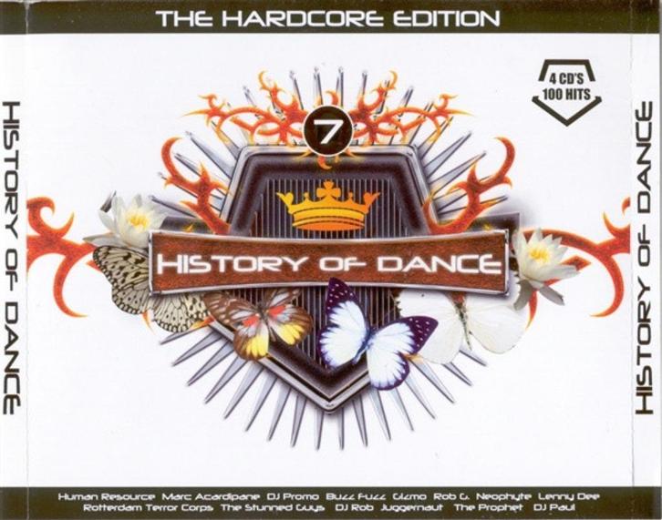 History Of Dance - 7 - The Hardcore Edition 4CD box, Cd's en Dvd's, Cd's | Verzamelalbums, Nieuw in verpakking, Boxset, Ophalen of Verzenden