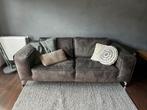 Donkergrijze bank – stevig en comfortabel (3-zits), Gebruikt, Driepersoons, 75 tot 100 cm, Ophalen of Verzenden