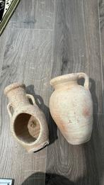 Handmade aardewerk vazen terracotta vintage, Antiek en Kunst, Antiek | Keramiek en Aardewerk, Ophalen of Verzenden