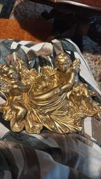 Gouden engelen gips, Antiek en Kunst, Ophalen of Verzenden