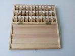 Oude letterkist.BCA.Hout.Jaren1950/60.Lager onderwijs., Ophalen of Verzenden