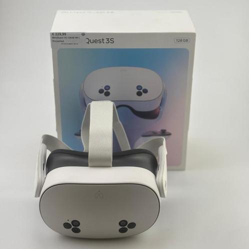 MetaQuest 3S 128GB Wit | Nieuwstaat, Spelcomputers en Games, Virtual Reality, Zo goed als nieuw