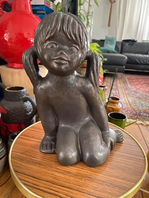 Emiel Laskaris meisje beeld keramiek Perignem Amphora, Antiek en Kunst, Antiek | Keramiek en Aardewerk, Ophalen of Verzenden